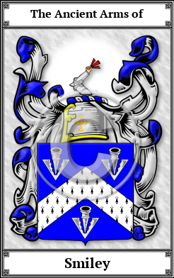 Smiley Family Crest Download (JPG)  Book Plated - 150 DPI