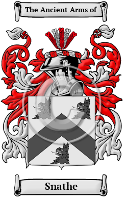 Snathe Family Crest/Coat of Arms