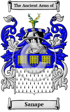 Sanape Family Crest/Coat of Arms