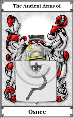 Osnee Family Crest Download (JPG)  Book Plated - 150 DPI