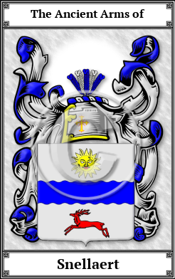 Snellaert Family Crest Download (JPG) Book Plated - 600 DPI