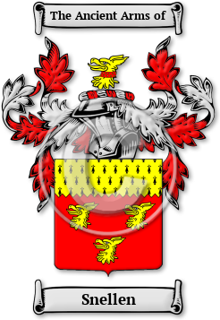 Snellen Family Crest Download (jpg) Legacy Series - 150 DPI