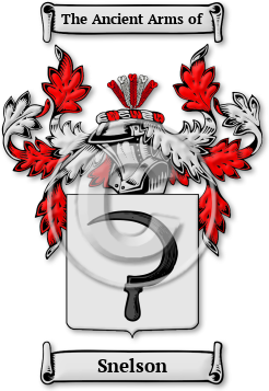 Snelson Family Crest Download (jpg) Legacy Series - 150 DPI