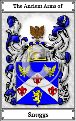 Snuggs Family Crest Download (JPG) Book Plated - 600 DPI