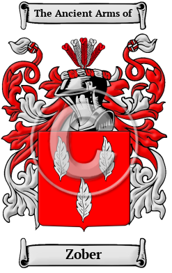 Zober Family Crest Download (JPG) Heritage Series - 600 DPI