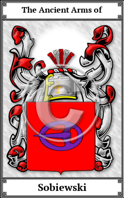 Sobiewski Family Crest Download (JPG)  Book Plated - 150 DPI
