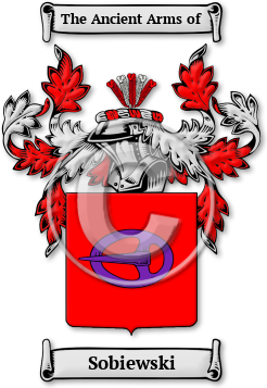 Sobiewski Family Crest Download (jpg) Legacy Series - 150 DPI