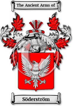 Söderström Family Crest Download (jpg) Legacy Series - 150 DPI