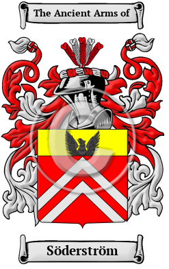 Söderström Family Crest Download (JPG) Heritage Series - 300 DPI