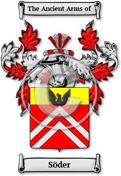 Söder Family Crest Download (jpg) Legacy Series - 150 DPI