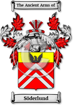 Söderlund Family Crest Download (jpg) Legacy Series - 150 DPI