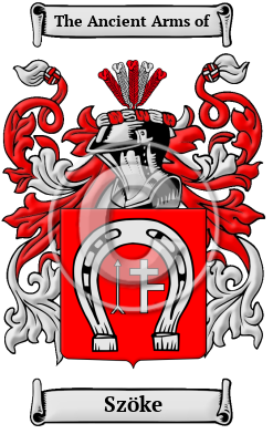 Szöke Family Crest Download (JPG) Heritage Series - 300 DPI
