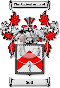 Soll Family Crest Download (jpg) Legacy Series - 150 DPI
