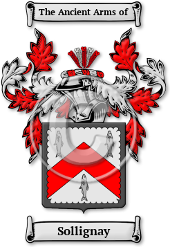 Sollignay Family Crest Download (jpg) Legacy Series - 150 DPI