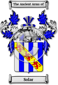 Solar Family Crest Download (jpg) Legacy Series - 150 DPI