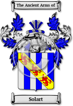 Solart Family Crest Download (jpg) Legacy Series - 150 DPI