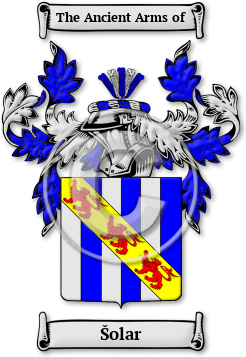 Šolar Family Crest Download (JPG) Legacy Series - 600 DPI