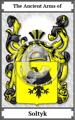 Soltyk Family Crest Download (JPG)  Book Plated - 150 DPI