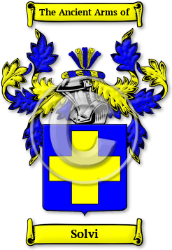 Solvi Family Crest Download (jpg) Legacy Series - 150 DPI