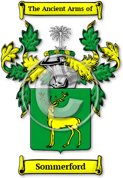 Sommerford Family Crest Download (JPG) Legacy Series - 600 DPI
