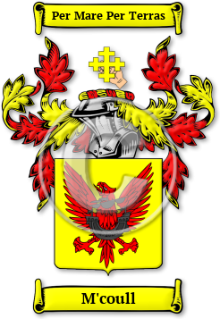 M'coull Family Crest Download (jpg) Legacy Series - 150 DPI