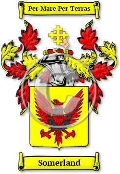 Somerland Family Crest Download (jpg) Legacy Series - 150 DPI