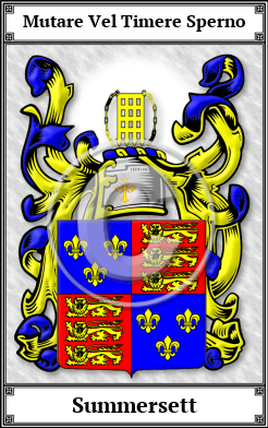Summersett Family Crest Download (JPG)  Book Plated - 150 DPI