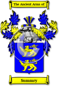 Summry Family Crest Download (jpg) Legacy Series - 150 DPI