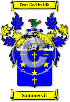 Sommervil Family Crest Download (jpg) Legacy Series - 150 DPI