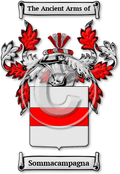Sommacampagna Family Crest Download (jpg) Legacy Series - 150 DPI