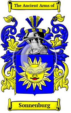 Sonnenburg Family Crest Download (JPG) Heritage Series - 600 DPI