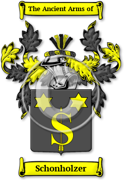 Schonholzer Family Crest Download (jpg) Legacy Series - 150 DPI