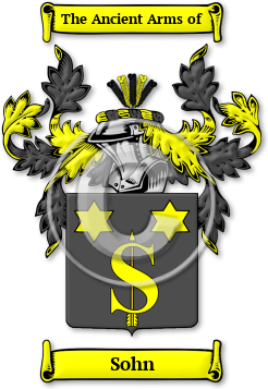Sohn Family Crest Download (jpg) Legacy Series - 150 DPI