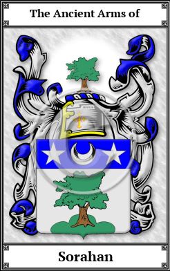 Sorahan Family Crest Download (JPG) Book Plated - 600 DPI