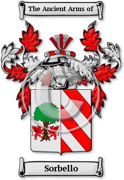 Sorbello Family Crest Download (jpg) Legacy Series - 150 DPI