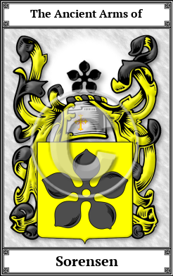 Sorensen Family Crest Download (JPG)  Book Plated - 150 DPI
