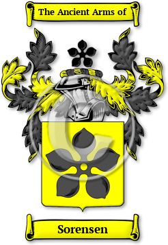 Sorensen Family Crest Download (jpg) Legacy Series - 150 DPI