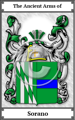 Sorano Family Crest Download (JPG)  Book Plated - 150 DPI