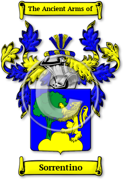 Sorrentino Family Crest Download (jpg) Legacy Series - 150 DPI