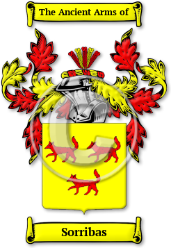 Sorribas Family Crest Download (jpg) Legacy Series - 150 DPI