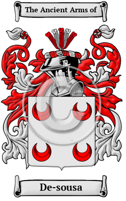 De-sousa Family Crest Download (JPG) Heritage Series - 600 DPI