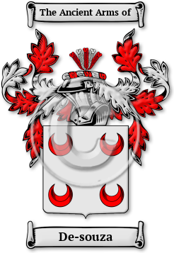 De-souza Family Crest Download (jpg) Legacy Series - 150 DPI