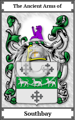 Southbay Family Crest Download (JPG)  Book Plated - 150 DPI