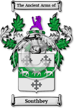 Southbey Family Crest Download (jpg) Legacy Series - 150 DPI