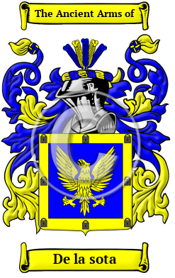 De la sota Family Crest/Coat of Arms