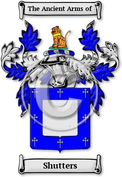 Shutters Family Crest Download (jpg) Legacy Series - 150 DPI