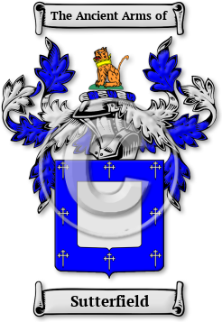 Sutterfield Family Crest Download (JPG) Legacy Series - 600 DPI