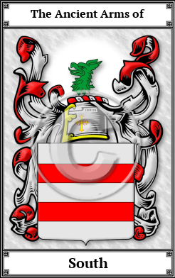 South Family Crest Download (JPG)  Book Plated - 150 DPI