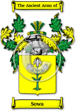 Sowa Family Crest Download (jpg) Legacy Series - 150 DPI