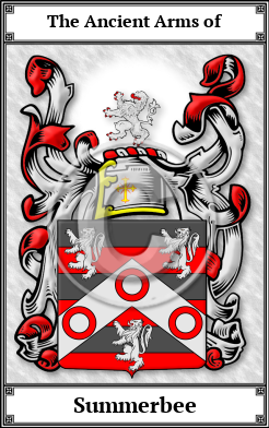 Summerbee Family Crest Download (JPG)  Book Plated - 150 DPI
